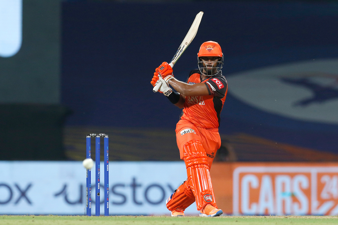 Nicholas Pooran's cameo of 34(24) background