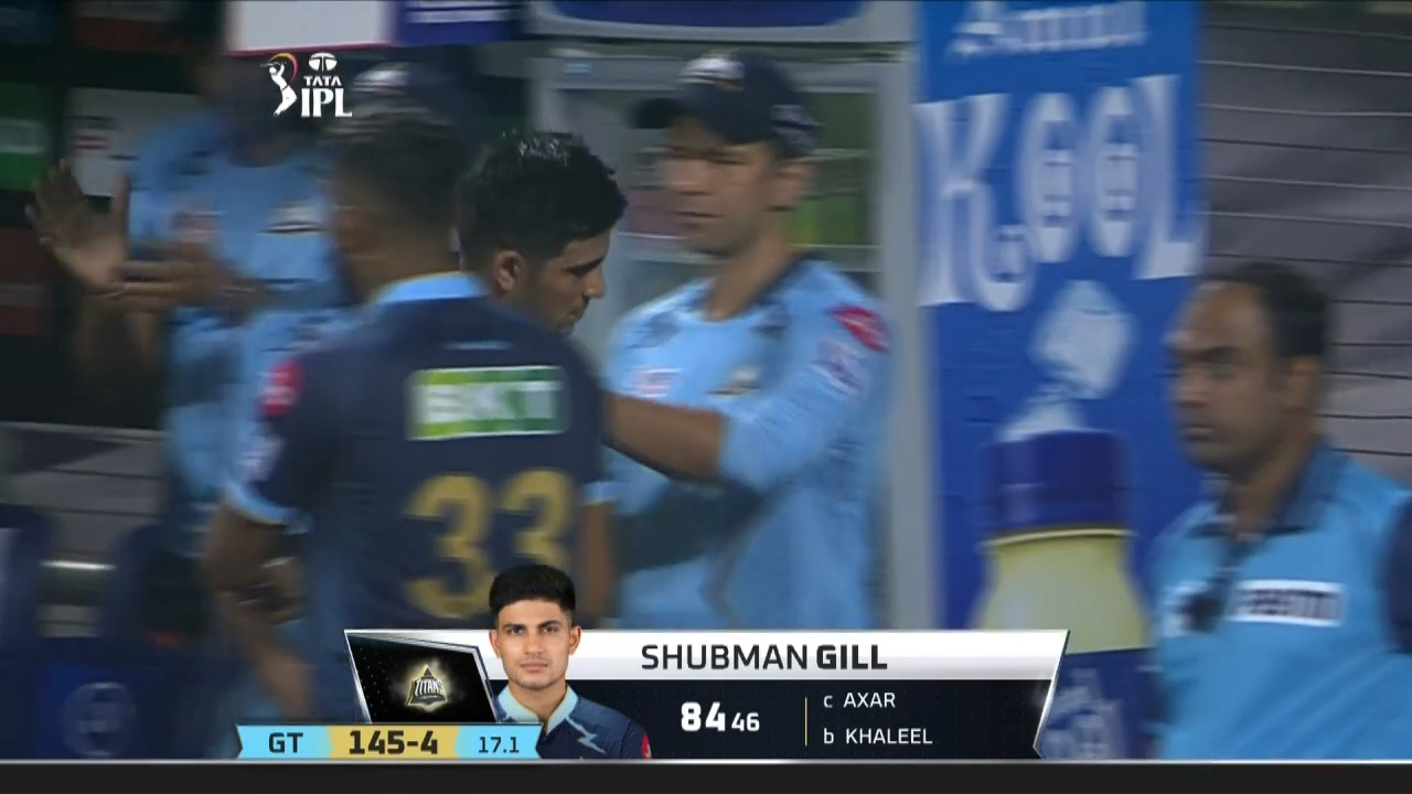 M10: GT vs DC – Shubman Gill Wicket