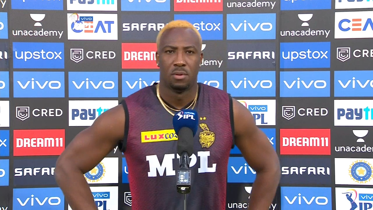 M03: SRH vs KKR – Andre Russell Interview