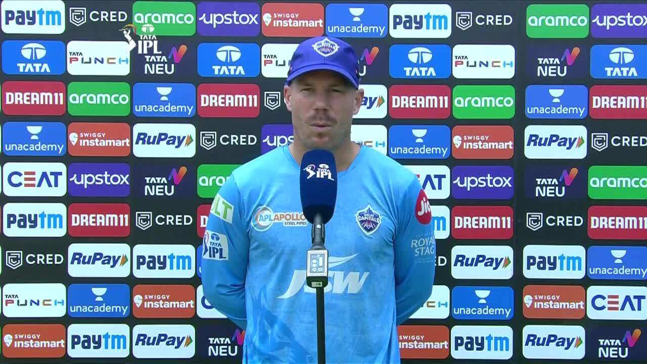 M19: KKR vs DC – David Warner Interview