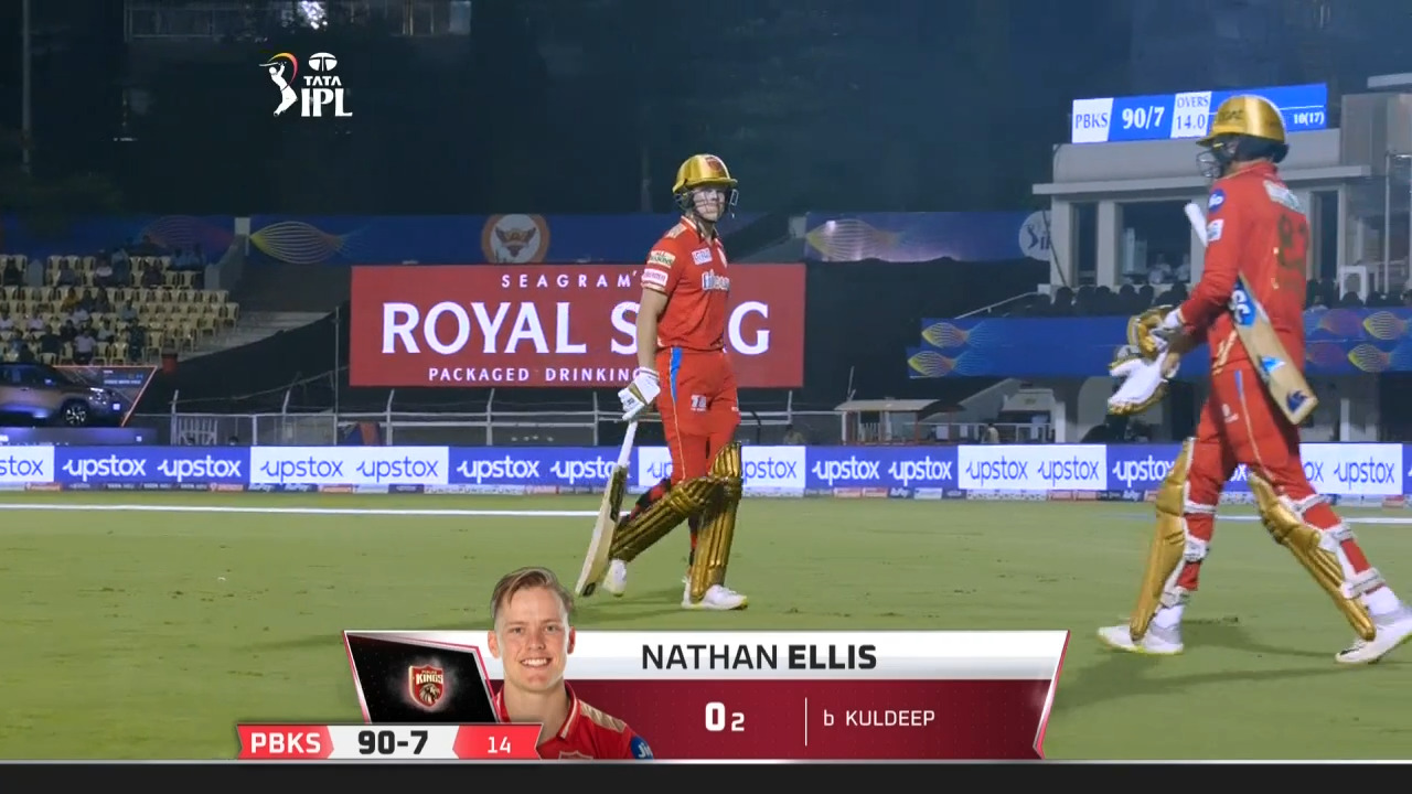 M32: DC vs PBKS – Nathan Ellis Wicket