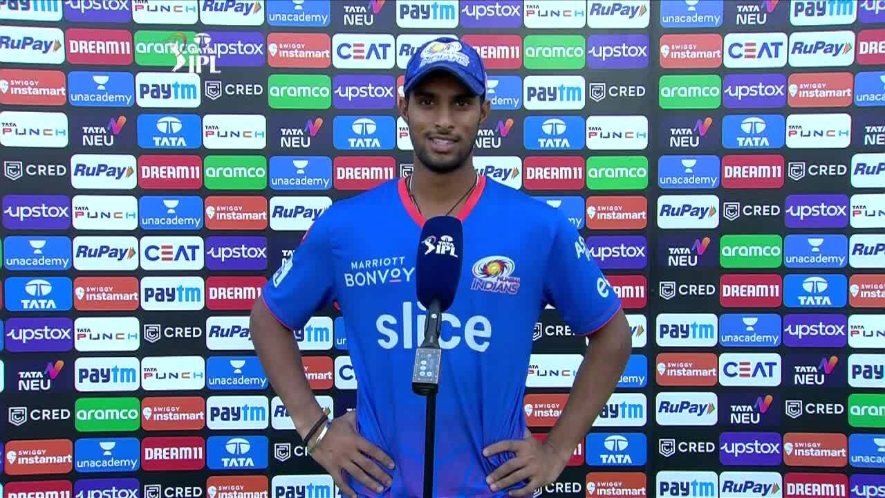 M51: GT vs MI – Tilak Varma Interview