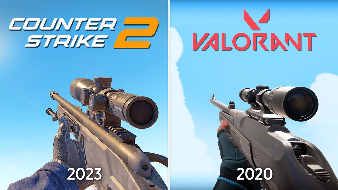 CS 2 vs Valorant - Physics and Details Comparison background