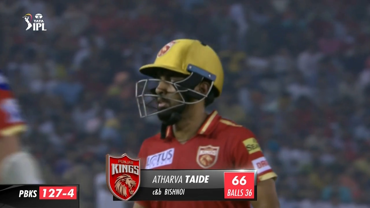M38: PBKS vs LSG – Atharva Taide Wicket