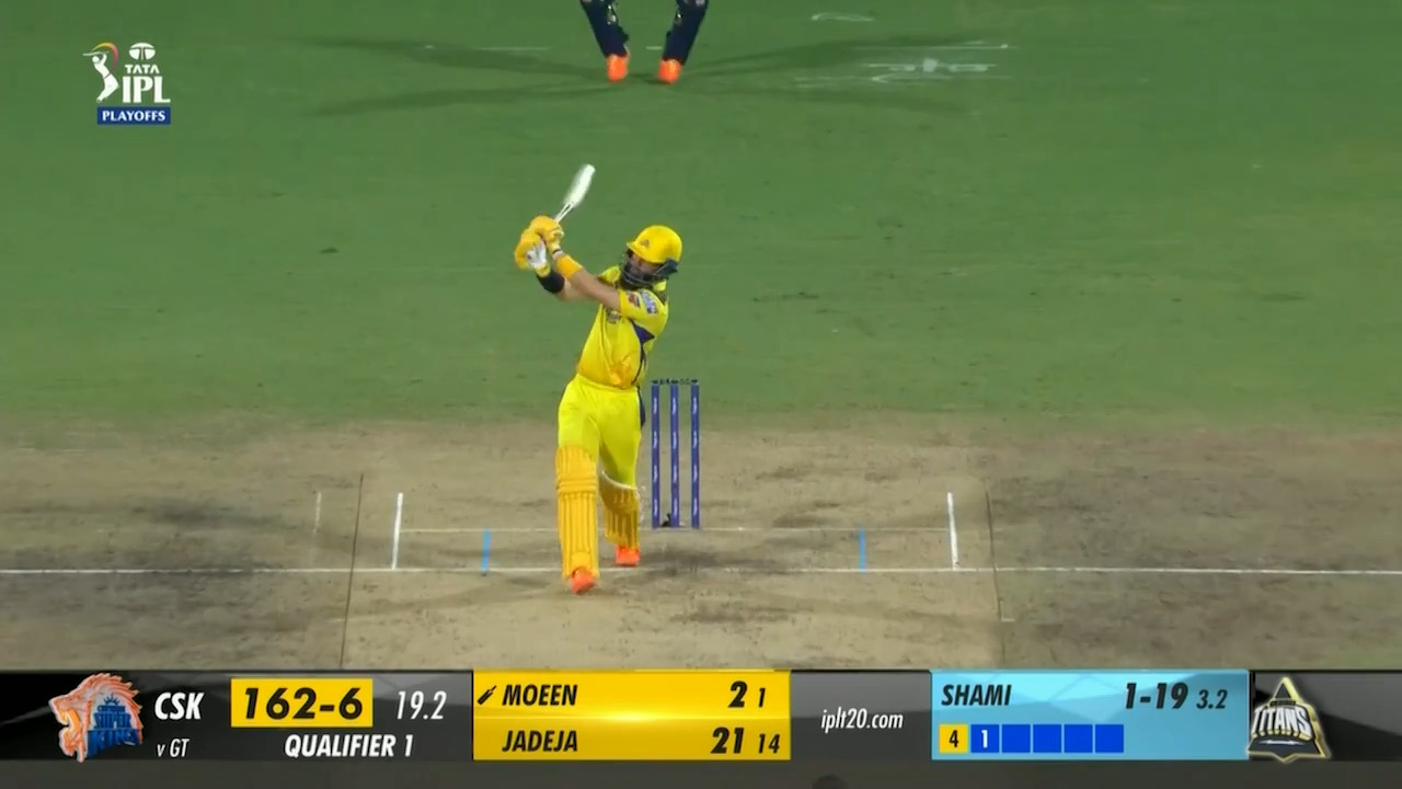 Q1: GT vs CSK – Moeen Ali Six