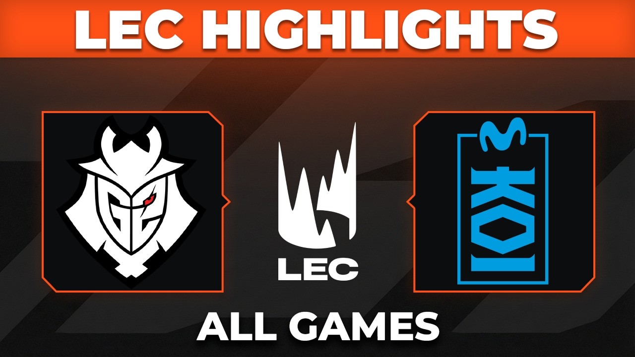 G2 vs MKOI Highlights ALL GAMES | 2026 LEC Spring W7D3 | G2 Esports vs Movistar KOI by Onivia background
