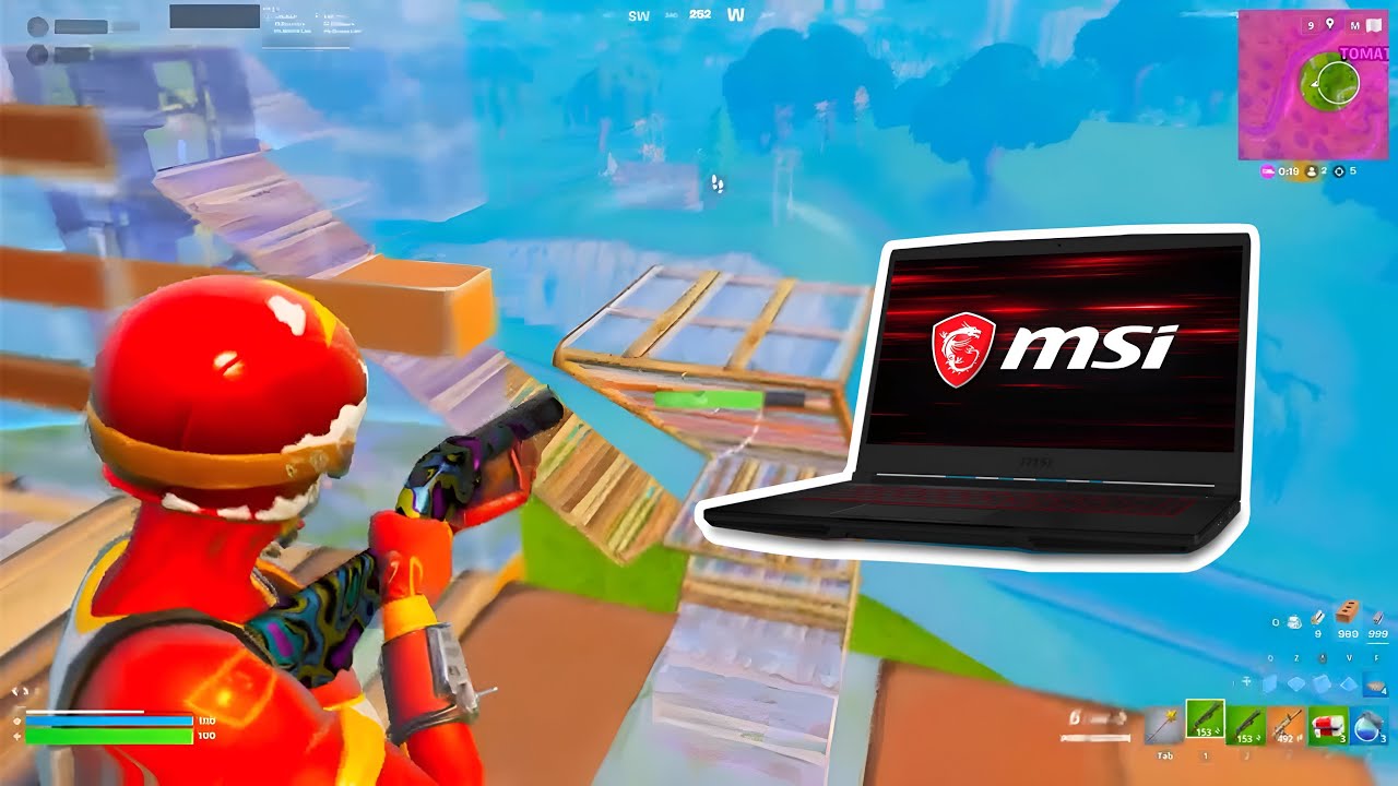 MSI GF63 Laptop in OG Fortnite… (RTX 3050 + i5)