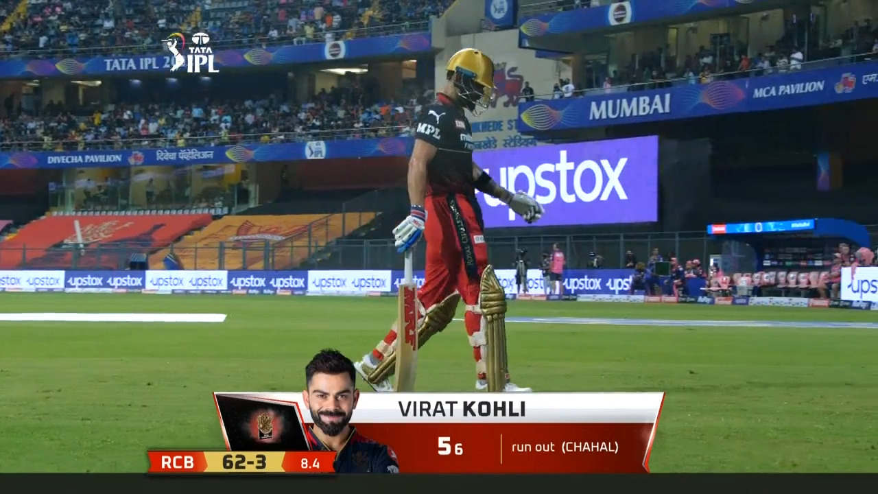 M13: RR vs RCB – Virat Kohli Wicket