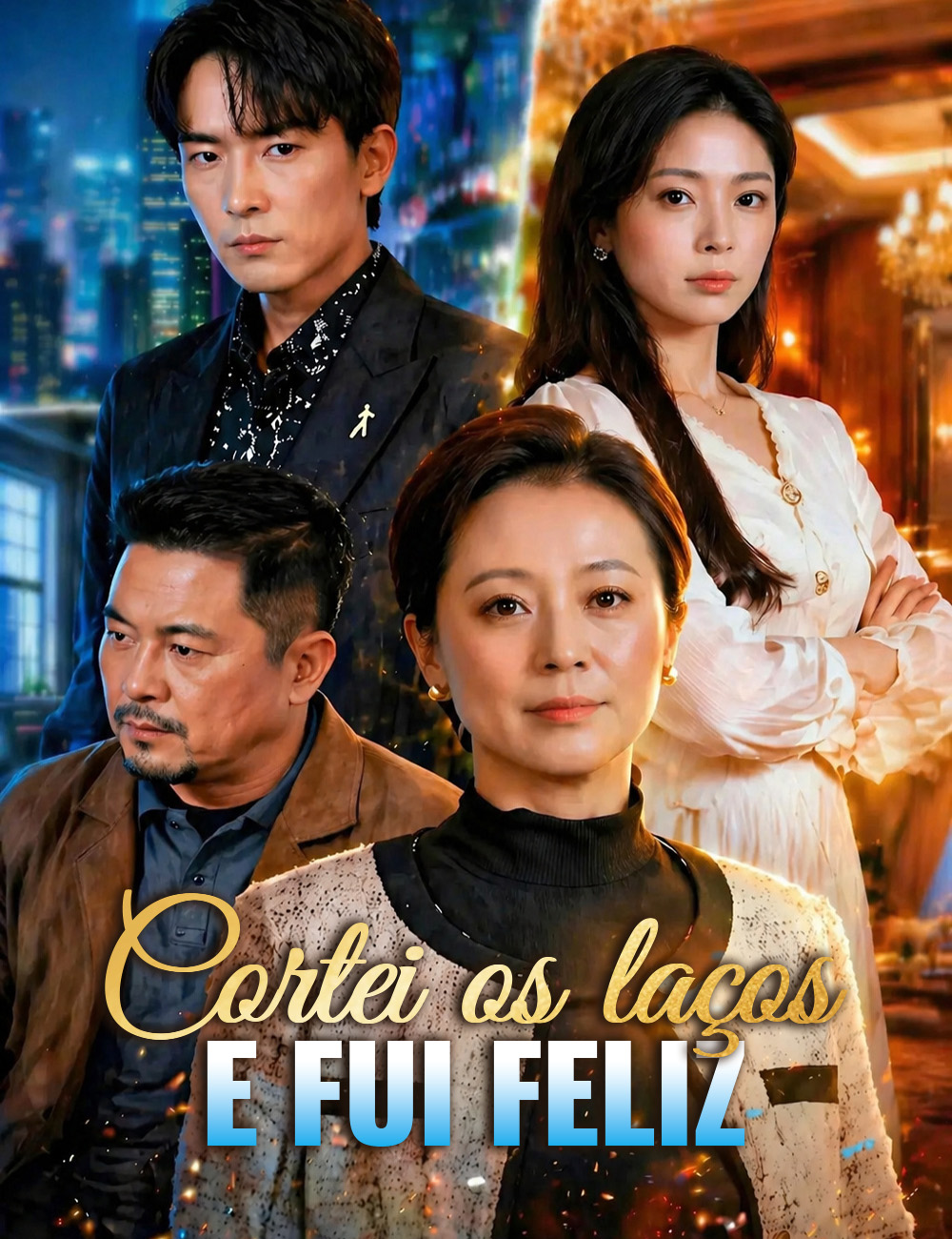 Cortei os laços e fui feliz poster