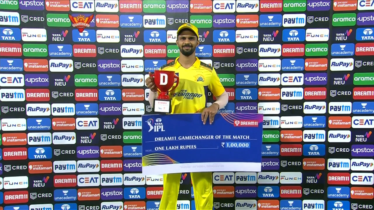 M46: SRH vs CSK – Dream11 GameChanger of the Match – Ruturaj Gaikwad background