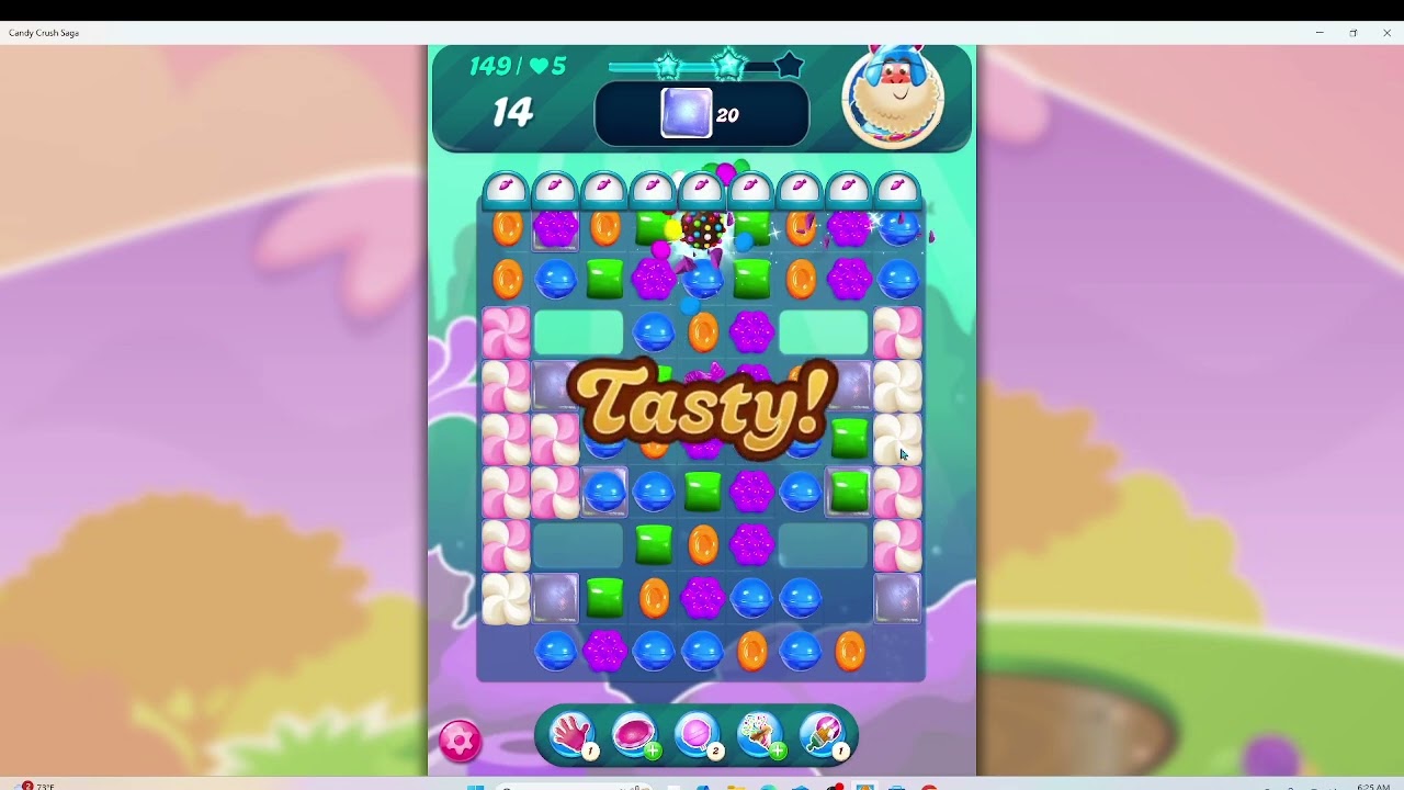 Candy Crush Saga Super Hard Level 149 | Step by Step Walkthrough | Free to Play Strategy background