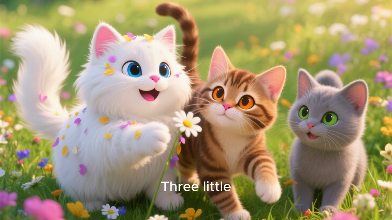 Funny Cats Go Outside for the First Time! 🐱🌳 | Cute Nursery Rhyme”
