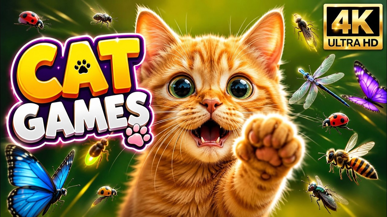 Cat Games: 4 Hours of Ultimate Feline Fun! 🐱🎮