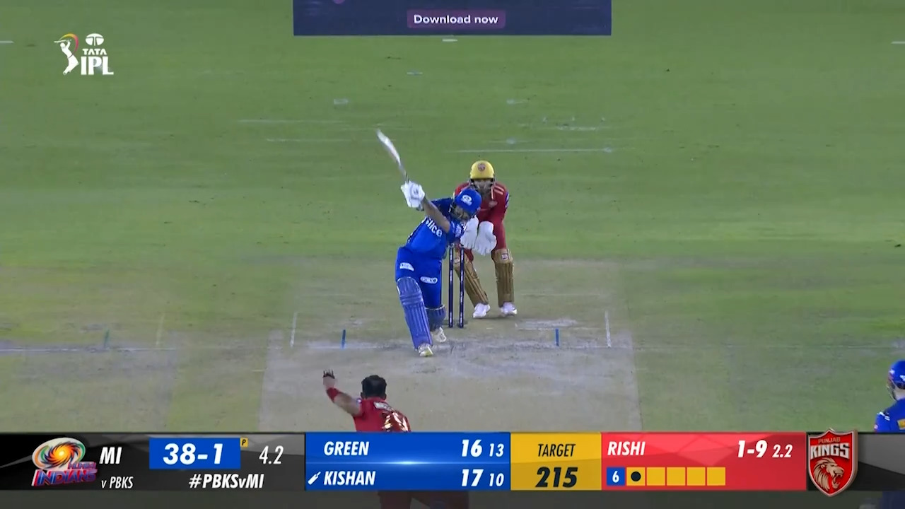 M46: PBKS vs MI – Ishan Kishan Six
