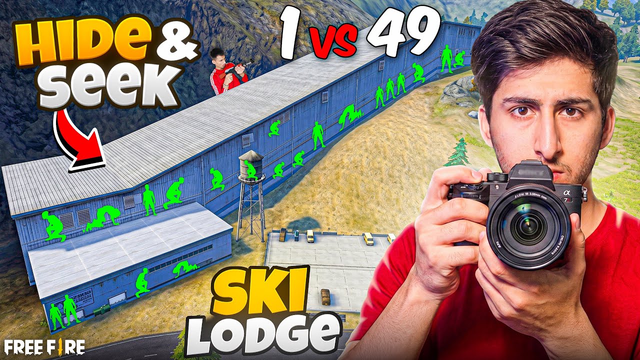After 5 Years Hide And Seek On Ski Lodge😍Old Hide And Seek - Free Fire Max