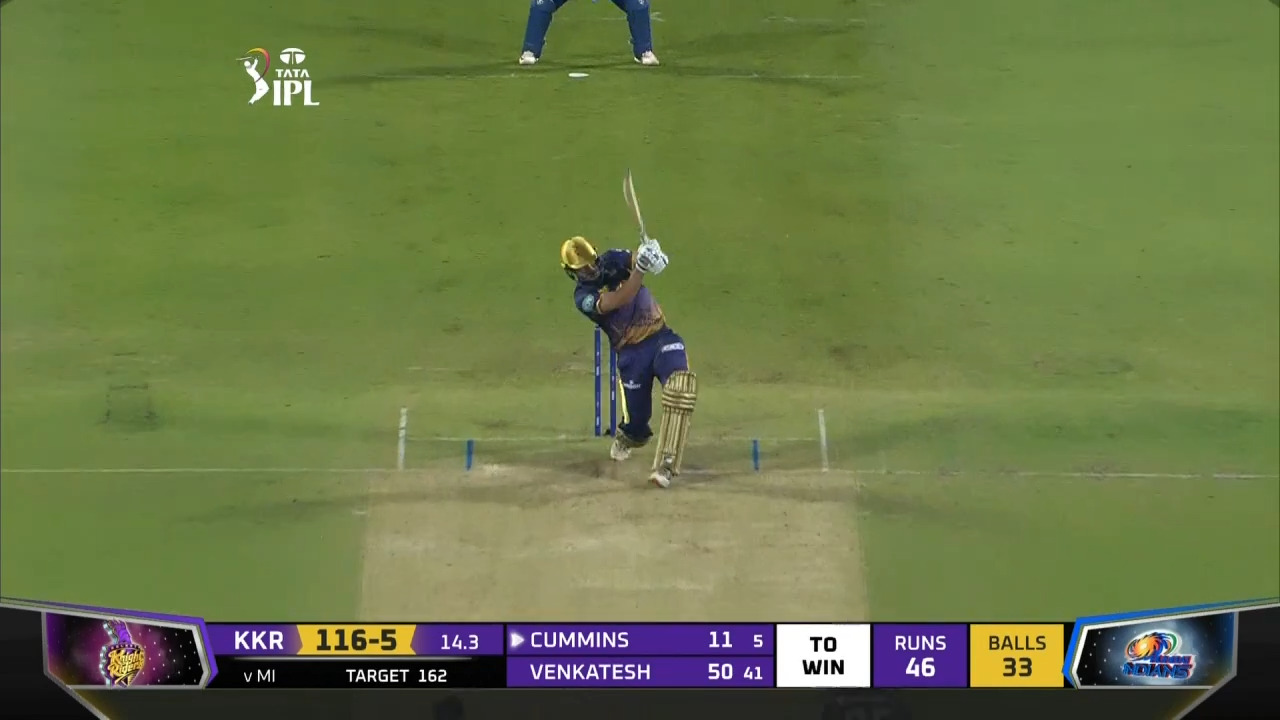 M14: KKR vs MI – Pat Cummins Six