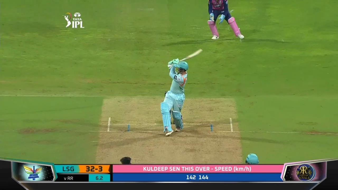 M20: RR vs LSG – Quinton De Kock Six