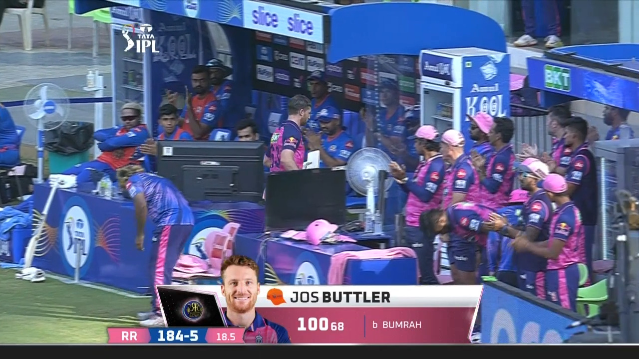 M09: MI vs RR – Jos Buttler Wicket