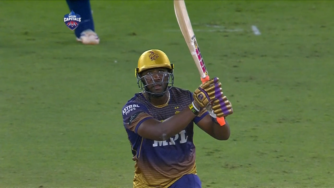 M25: DC vs KKR – Andre Russell Six