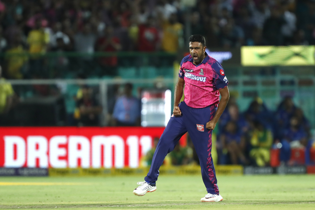 Double delight: Ashwin sends back Rahane & Rayudu in the same over background