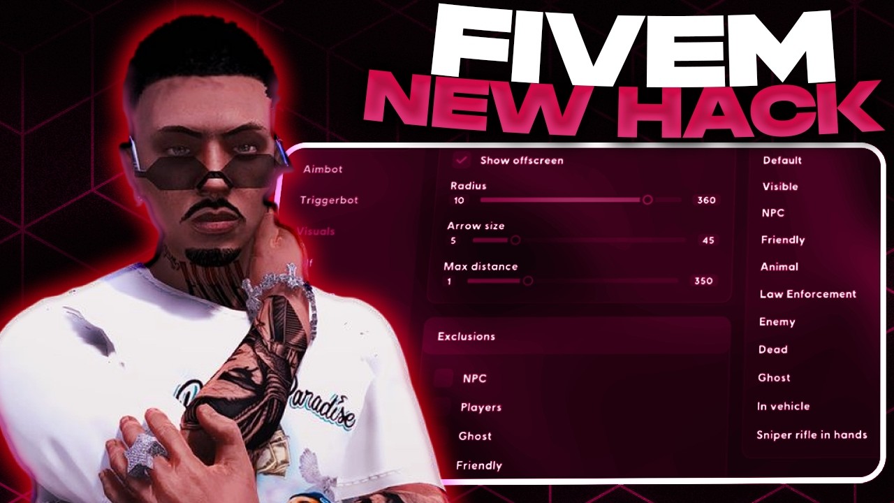 The best FiveM cheat. I was surprised that it was still UNDETECTED. FiveM Hack for RP servers background