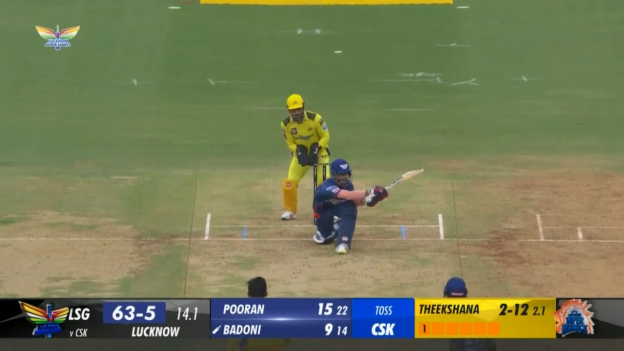 M45: LSG vs CSK – Ayush Badoni Six