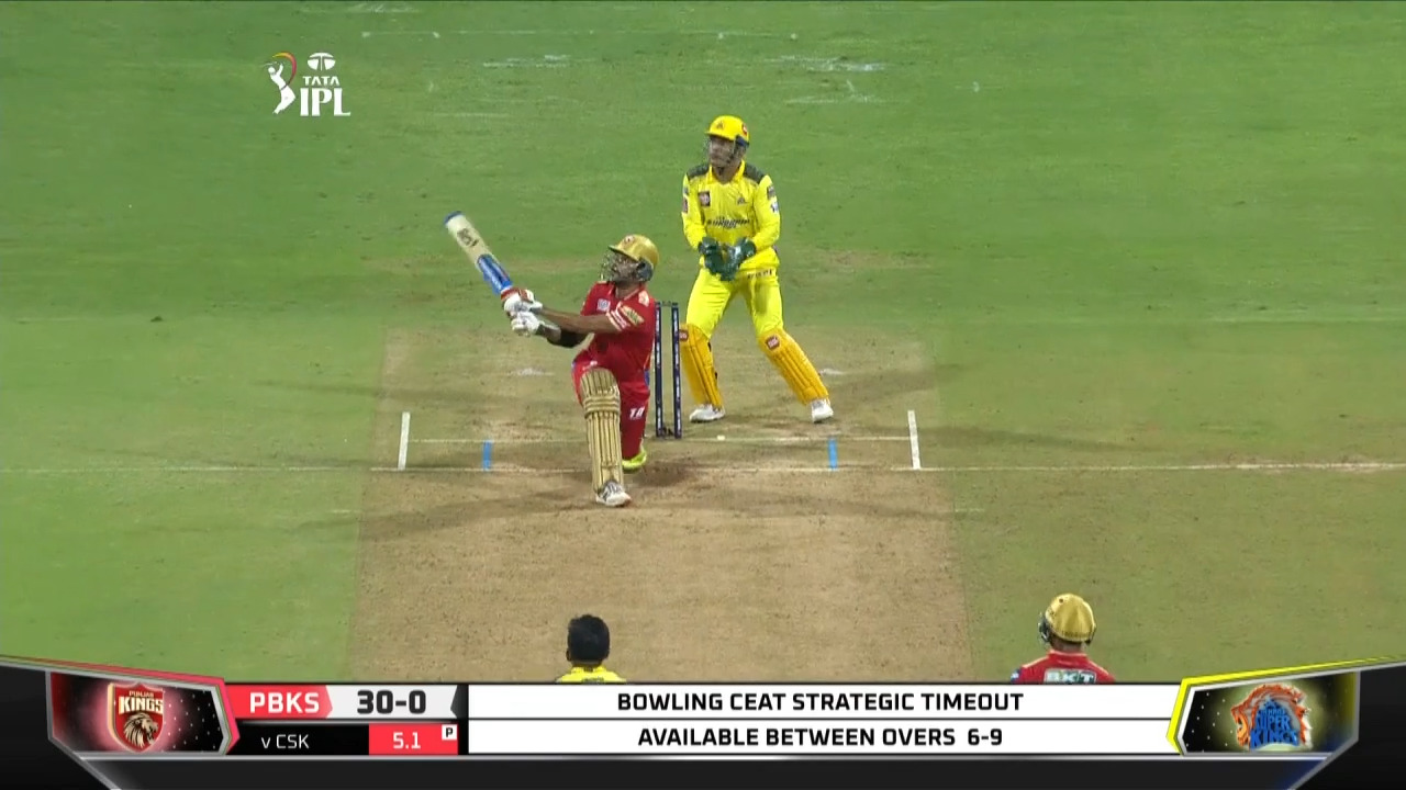 M38: PBKS vs CSK – Shikhar Dhawan Six