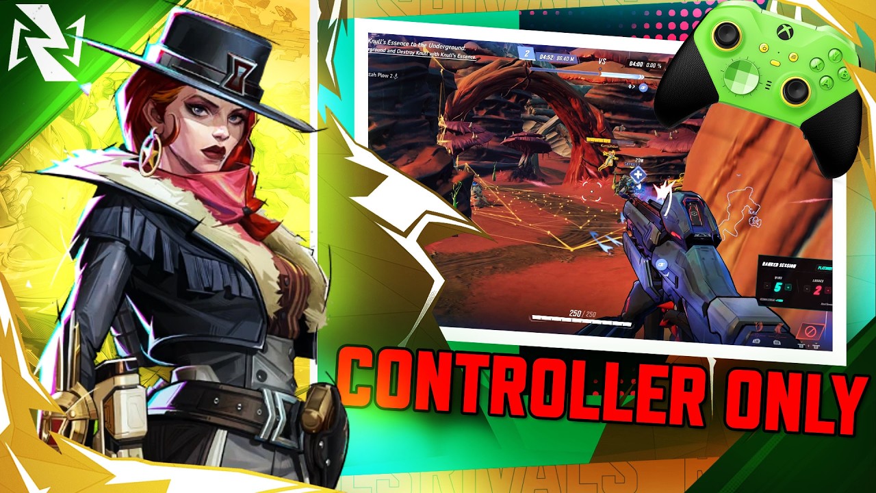 Black Widow on Controller Marvel Rivals LIVE Gameplay