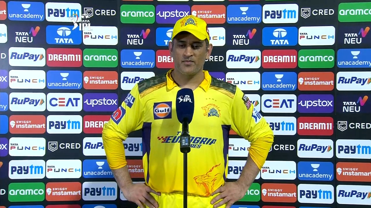M59: CSK vs MI – MS Dhoni Interview