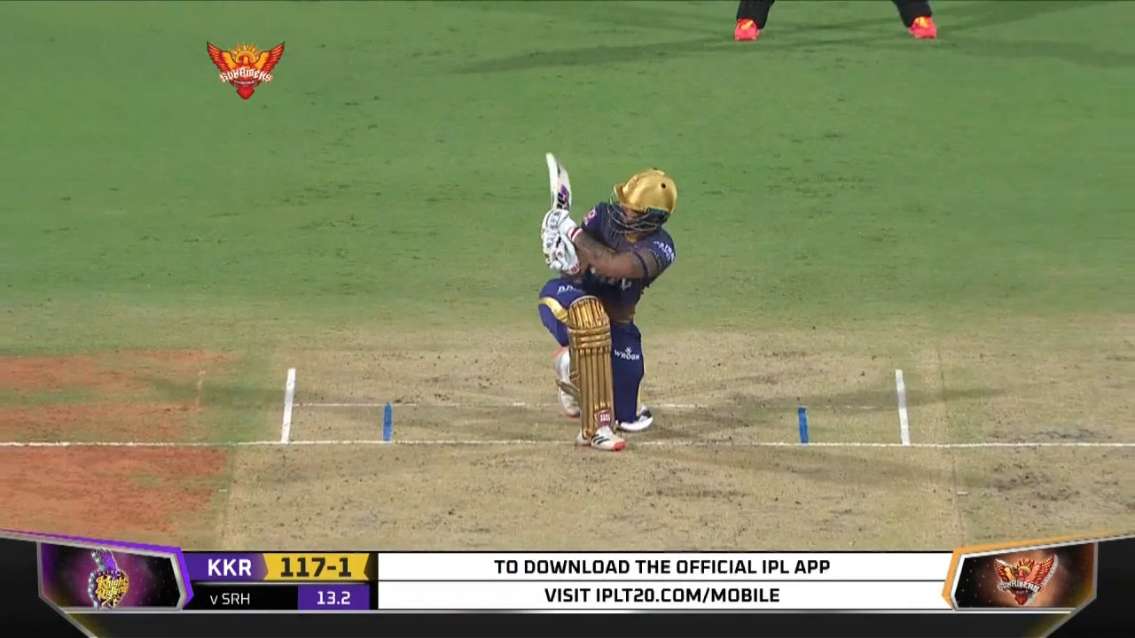 M03: SRH vs KKR – Nitish Rana Six