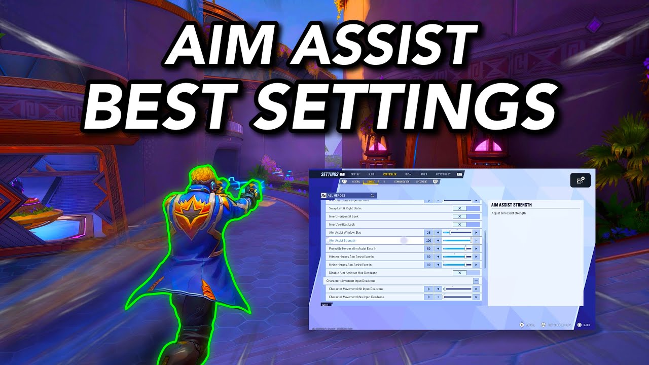 Best Console Aim Assist Settings for Marvel Rivals (Controller Settings EXPLAINED)