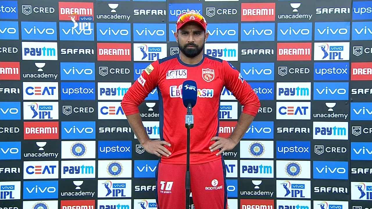 M26: PBKS vs RCB – Mohammad Shami Interview background