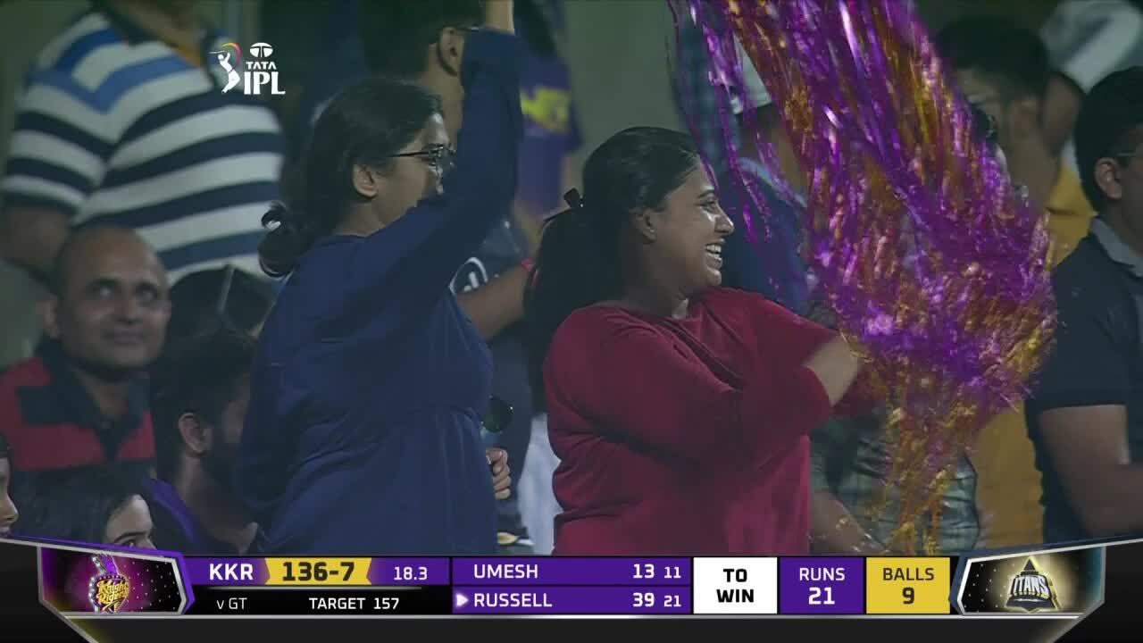 M35: KKR vs GT – Andre Russell Six
