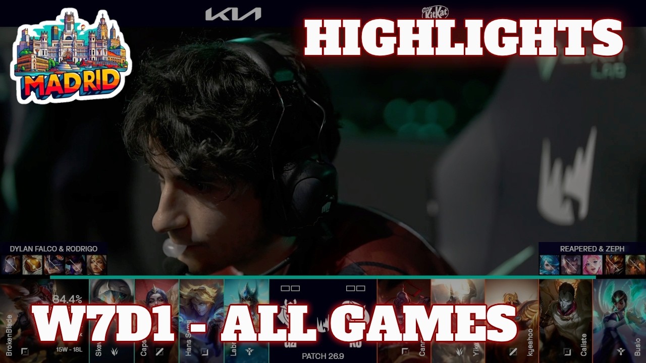 LEC Spring 2026 W7D1 in Madrid - All Games Highlights | Full Day Week 7 Day 1 LEC Spring 2026