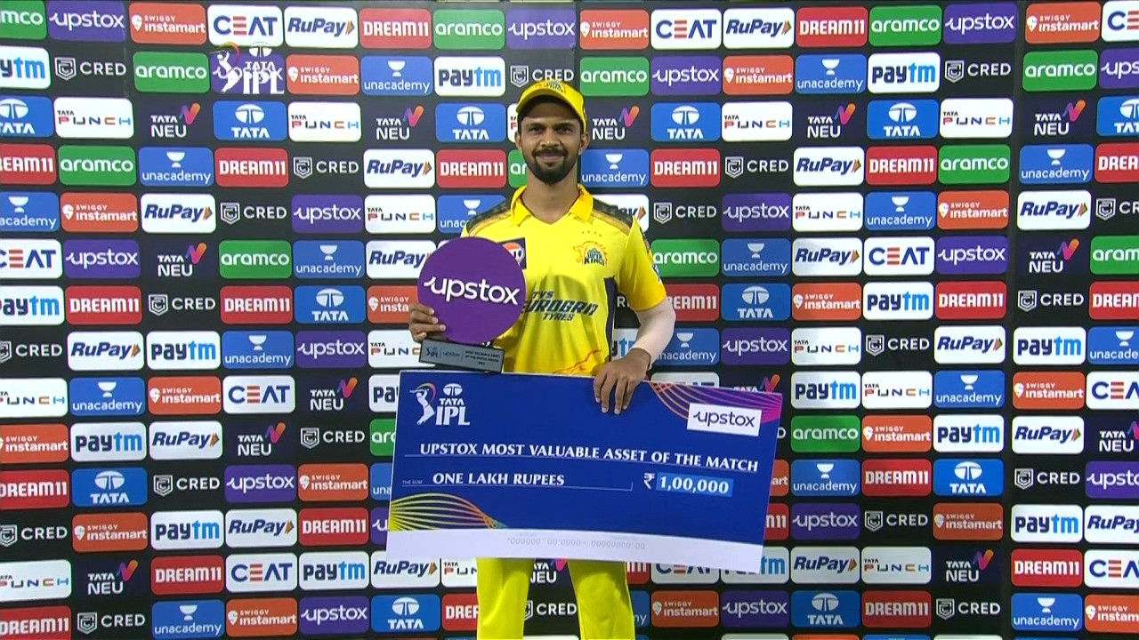 M46: SRH vs CSK – Upstox most Valuable Asset of the match – Ruturaj Gaikwad