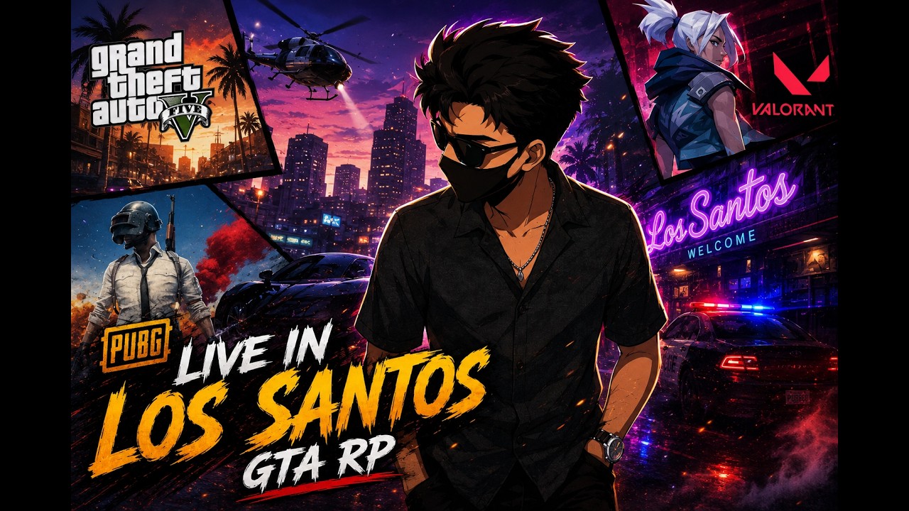 SPARKER GAMING LIVE RP VALO PUBG #xlantiscitylive #fivem #xcrp #rp #gta #valorant #pubg #malayalam