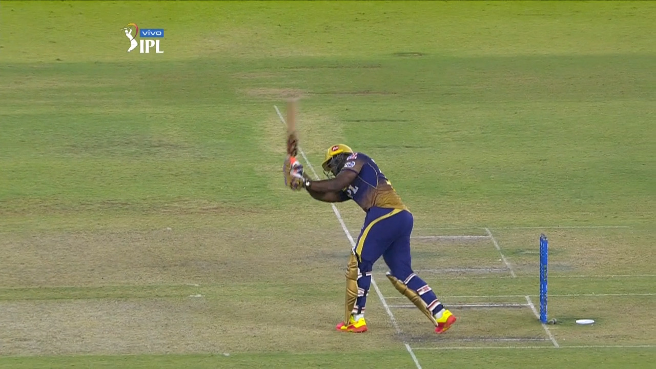 M25: DC vs KKR – Andre Russell Six