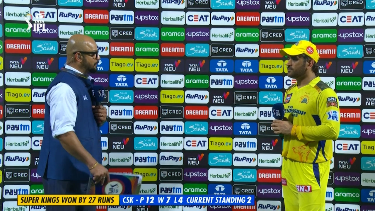M55: CSK vs DC – Post Match Presentation