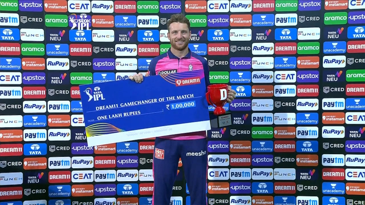 M09: MI vs RR – Dream11 GameChanger of the Match – Jos Buttler