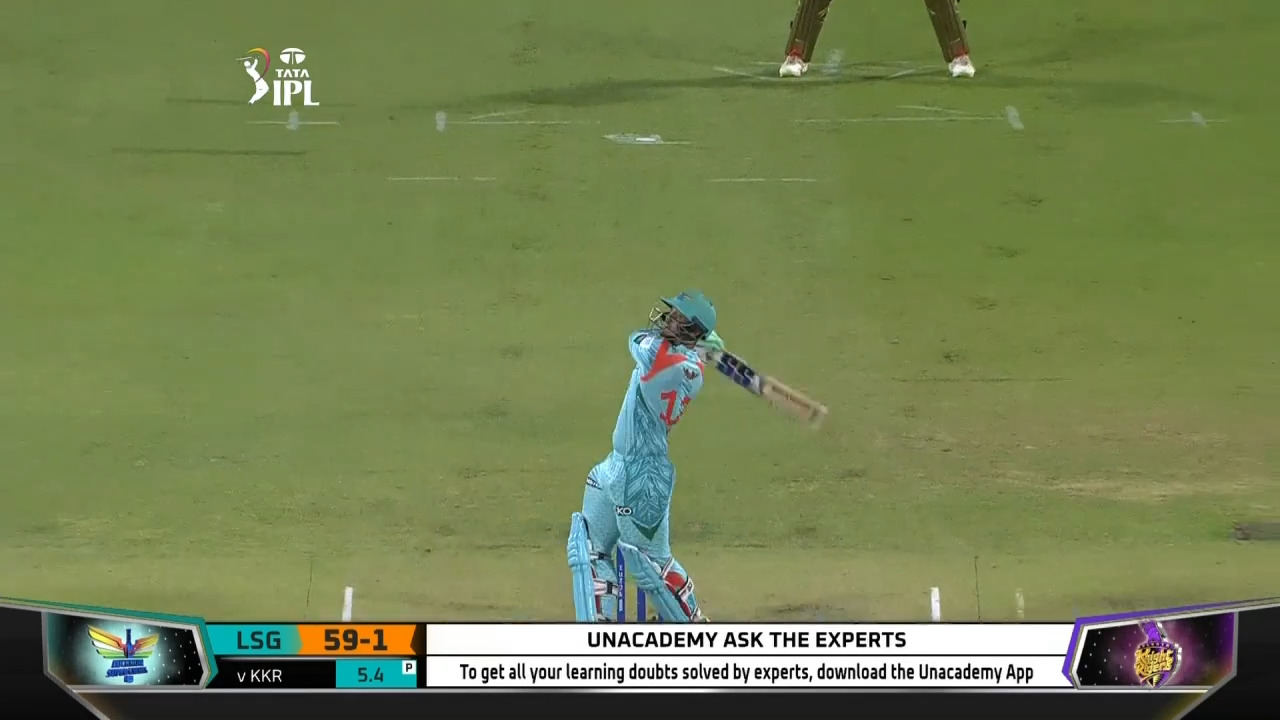M53: LSG vs KKR – Quinton De Kock Six