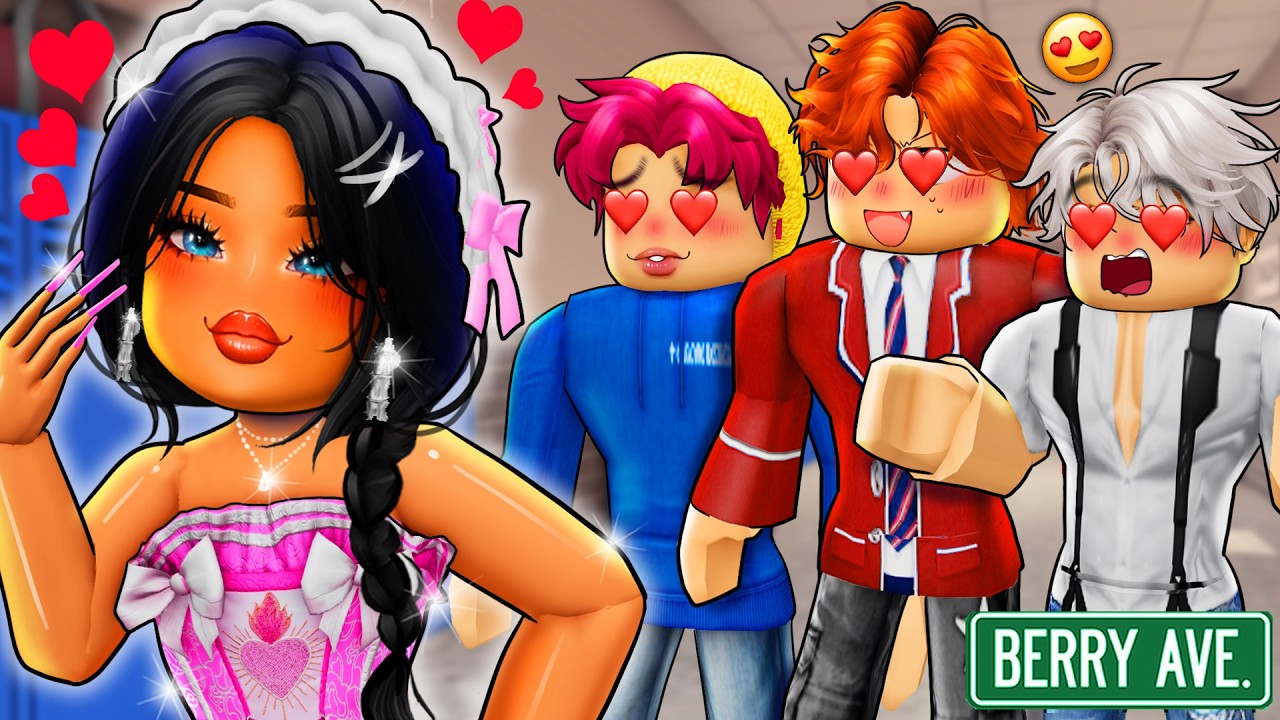 I am the ONLY GIRL in an ALL BOYS SCHOOL?! | Berry Avenue Story