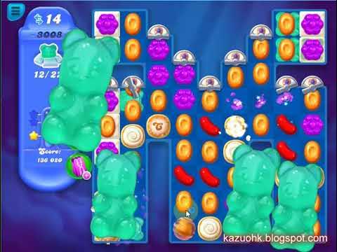 Candy Crush Soda Saga Level 3008 🎁 No boosters ✔ Walkthrough Gameplay background