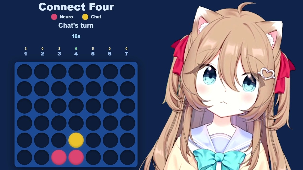 Neuro Can Play Connect4 Now | Chill Stream Highlights