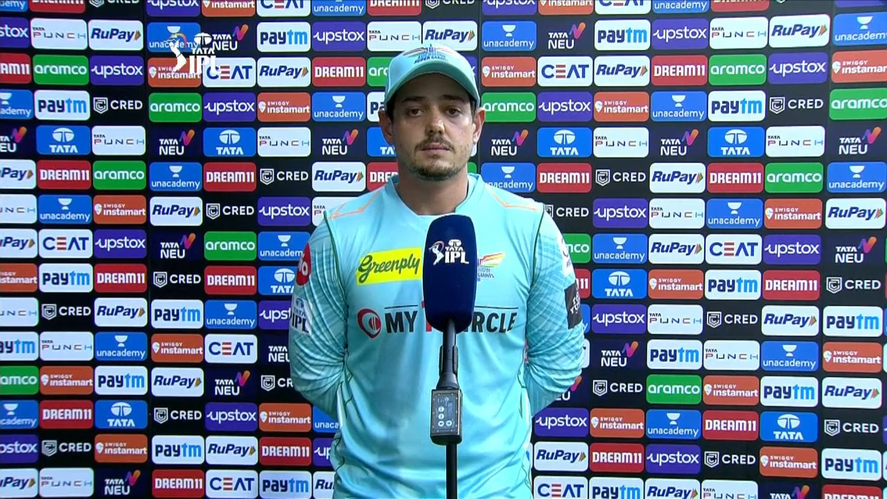 M04: GT vs LSG – Quinton De Kock Interview