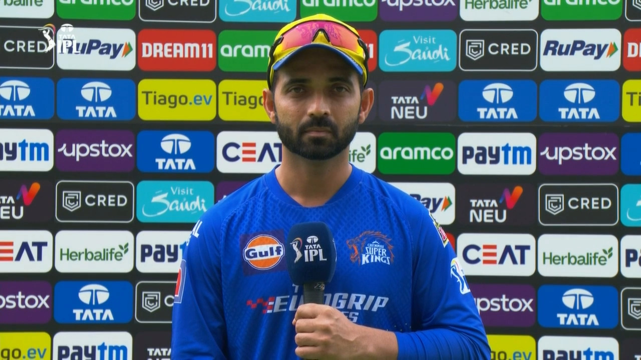 M49: CSK vs MI – Ajinkya Rahane Interview