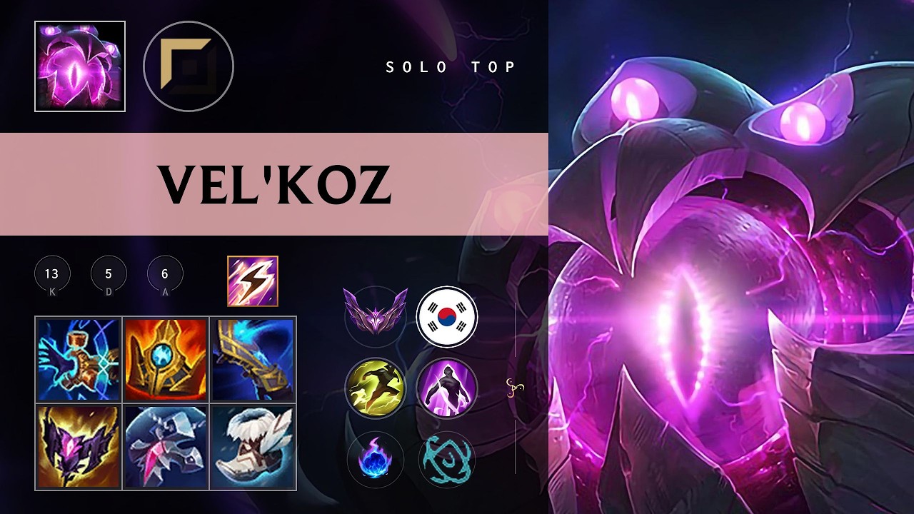 Vel'Koz Top vs Malphite - KR Master Patch 26.09 background