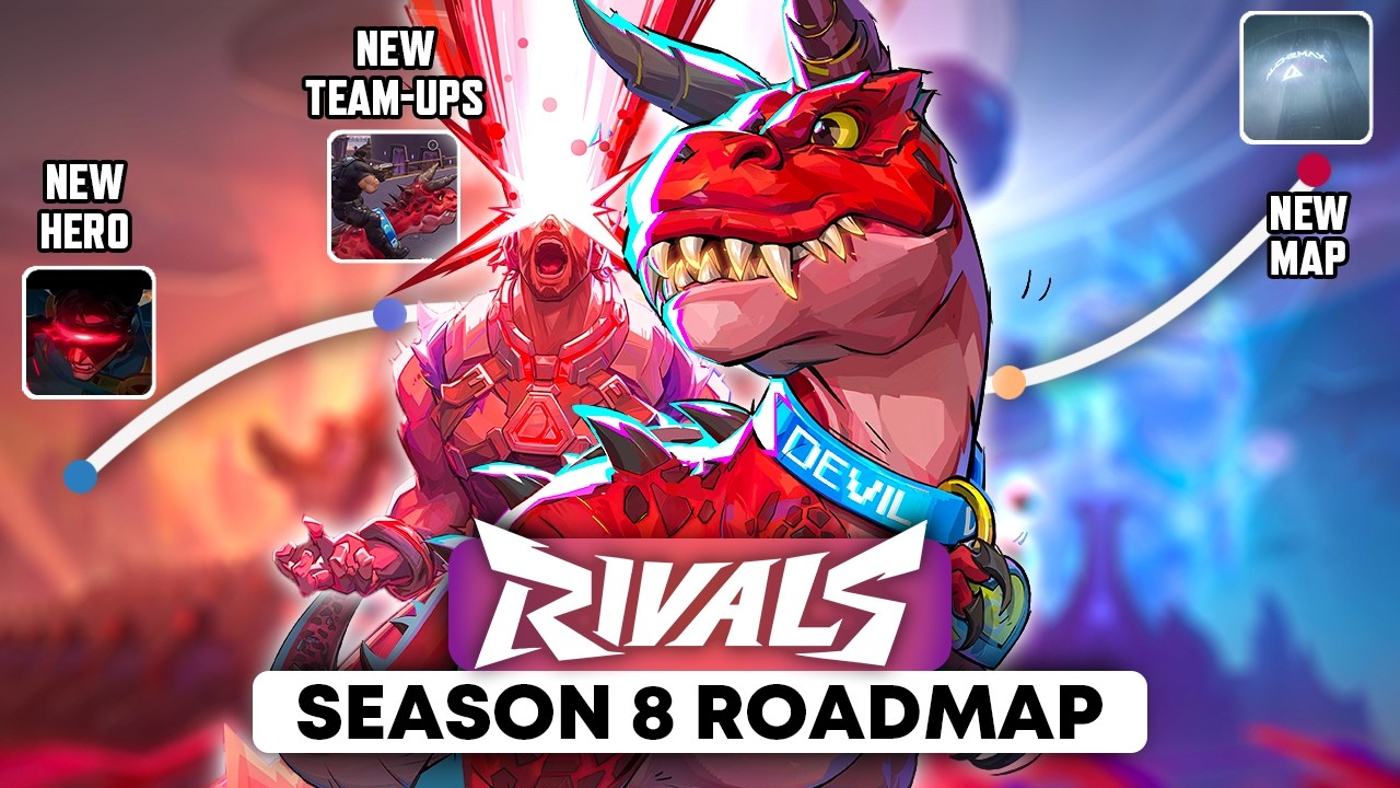 EVERYTHING Coming to Season 8 in Marvel Rivals | Devil Dino is a Vanguard | New Team ups & More