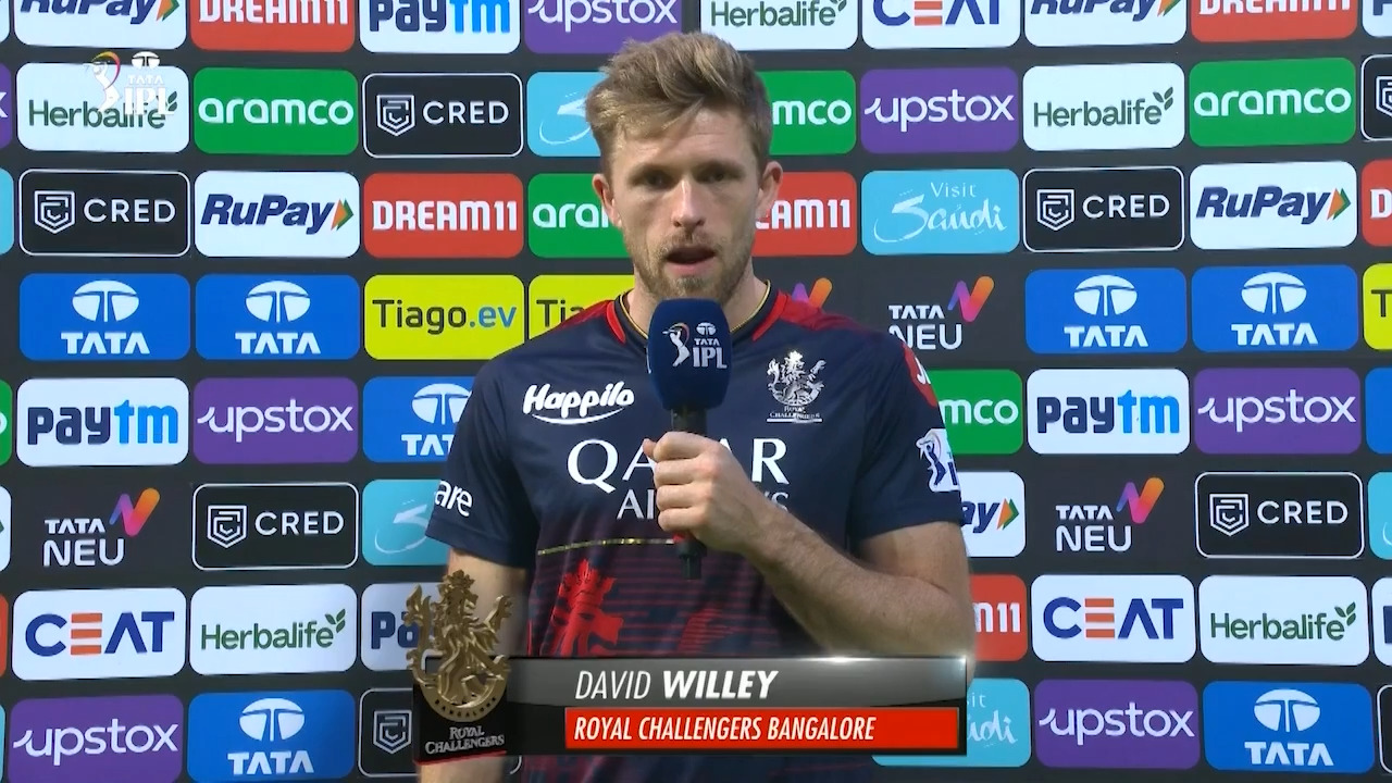 M36: RCB vs KKR – David Willey Interview