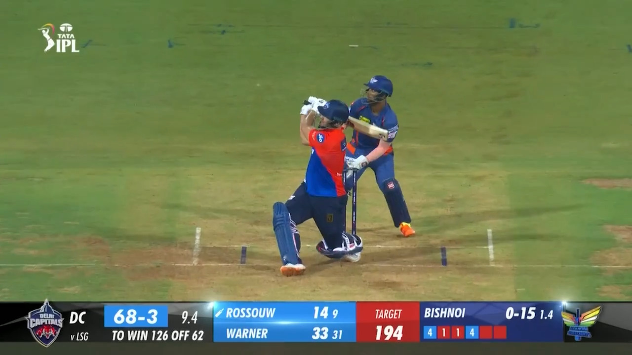 M03: LSG vs DC – Rilee Rossouw Six
