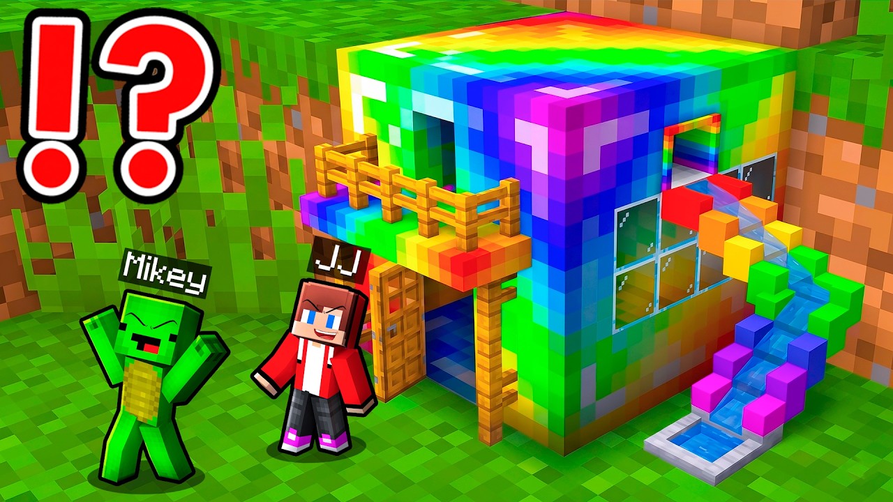 JJ and Mikey Survive 100 DAYS in OP BLOCK in Minecraft ! - Maizen